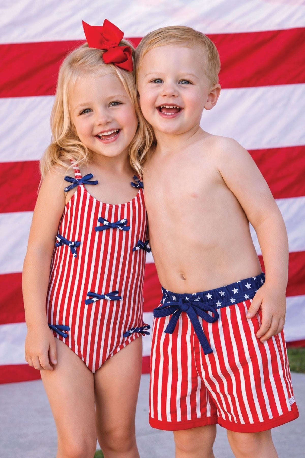 Boy's Swim Trunks | Stars & Stripes Party