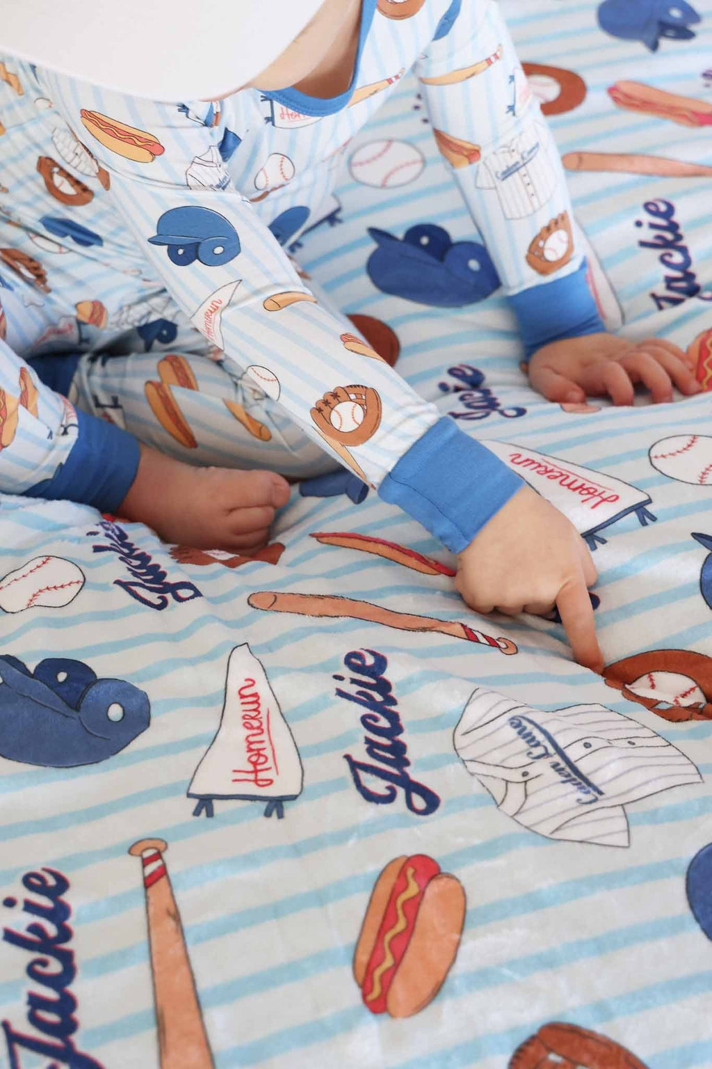 Ballpark Bros Personalized Kids Blanket