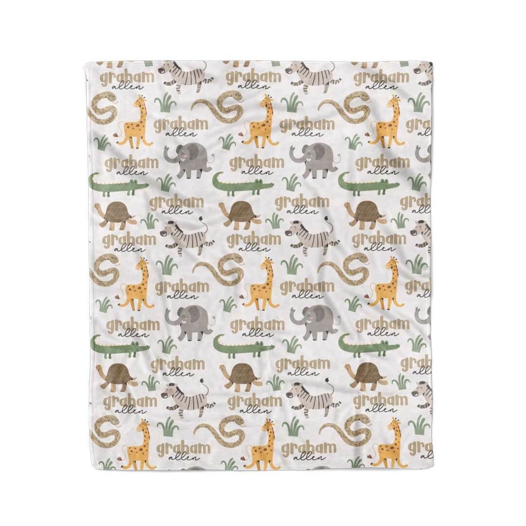 Wild Thing Personalized Kids Blanket