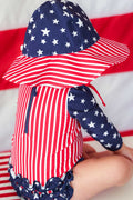 Printed Sun Hat | Stars & Stripes Party