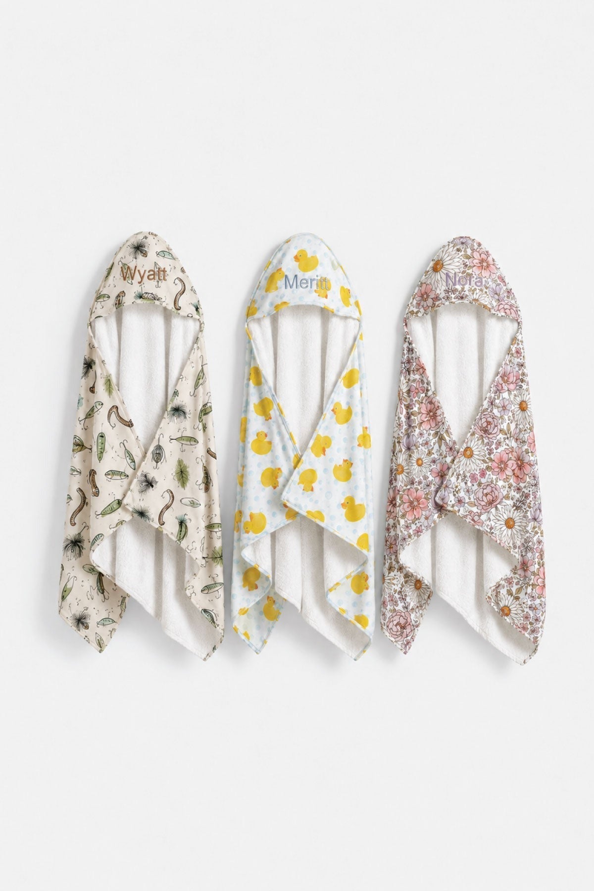 Baby Embroidered Bamboo Hooded Towels