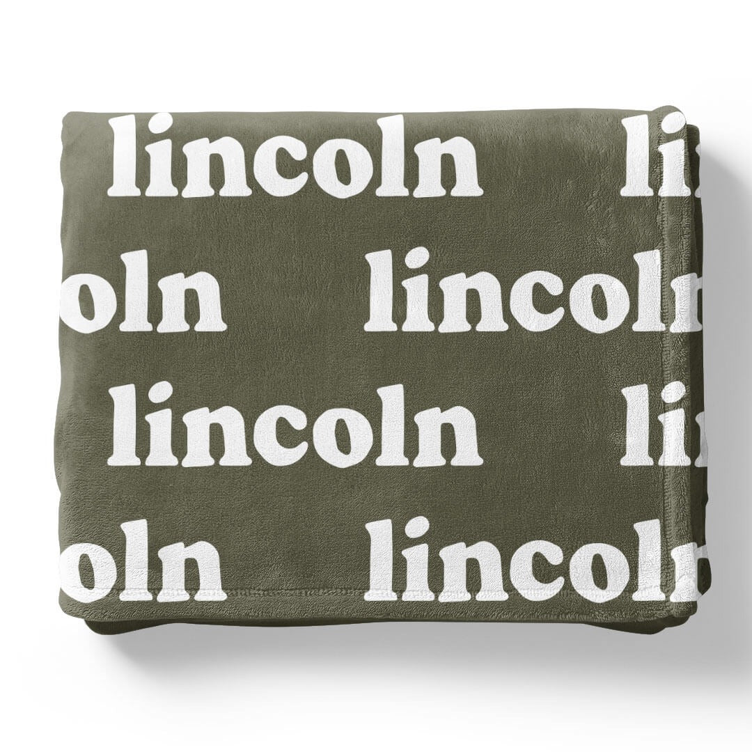 Botanicals Personalized Color Blanket