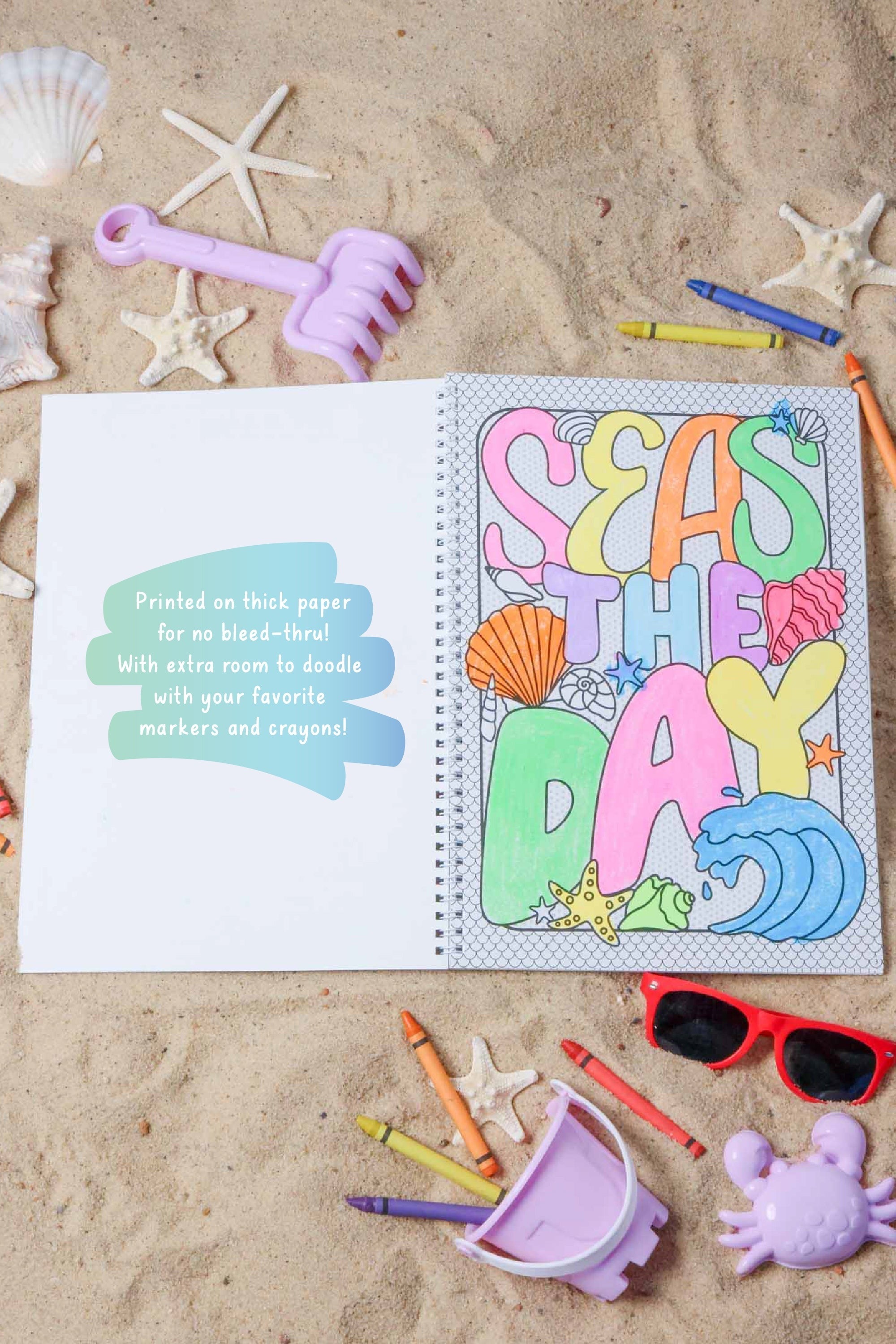 Personalized Coloring Book | Beach Bash