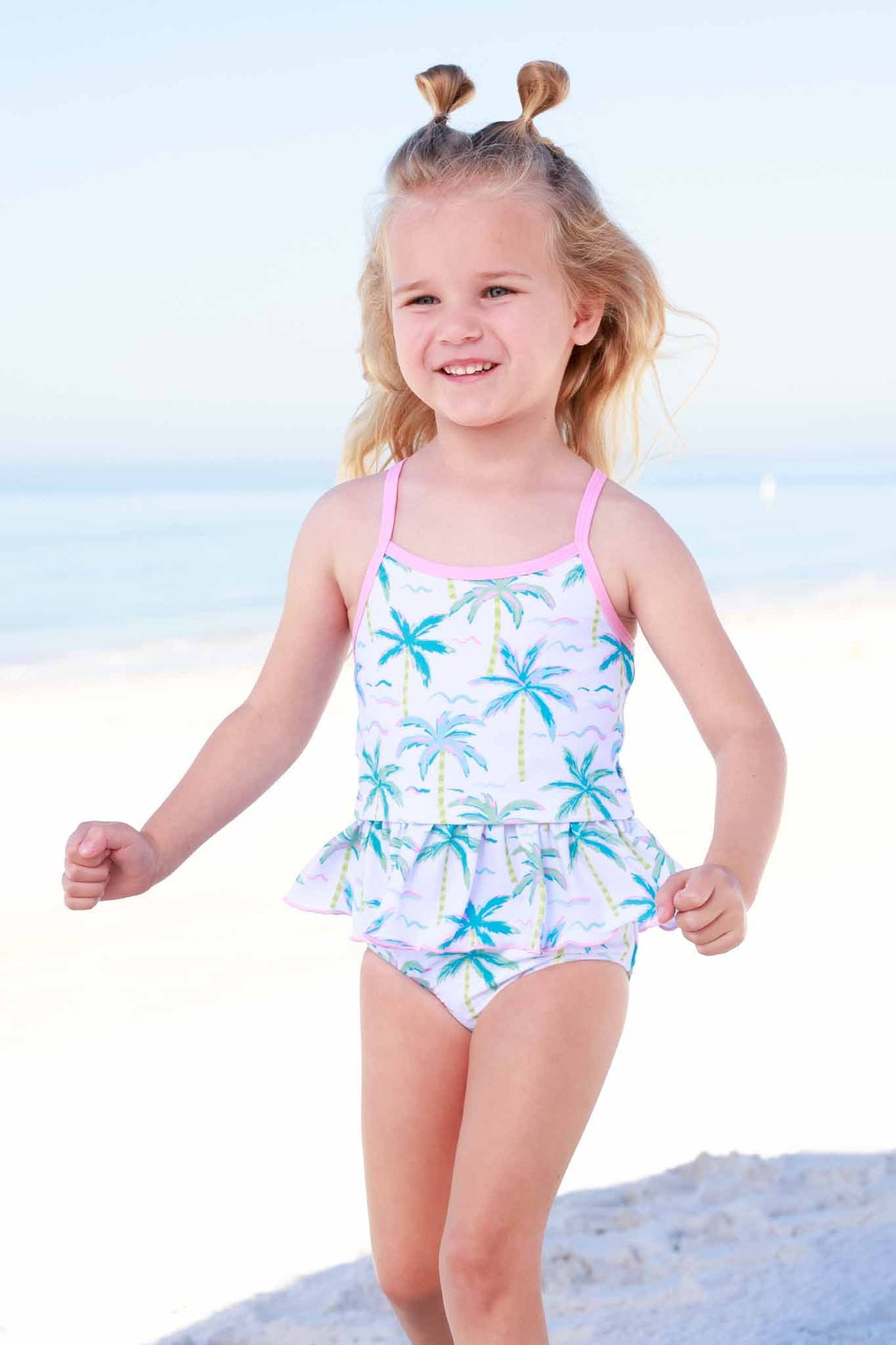 Two Piece Strappy Tankini | Blue Lagoon