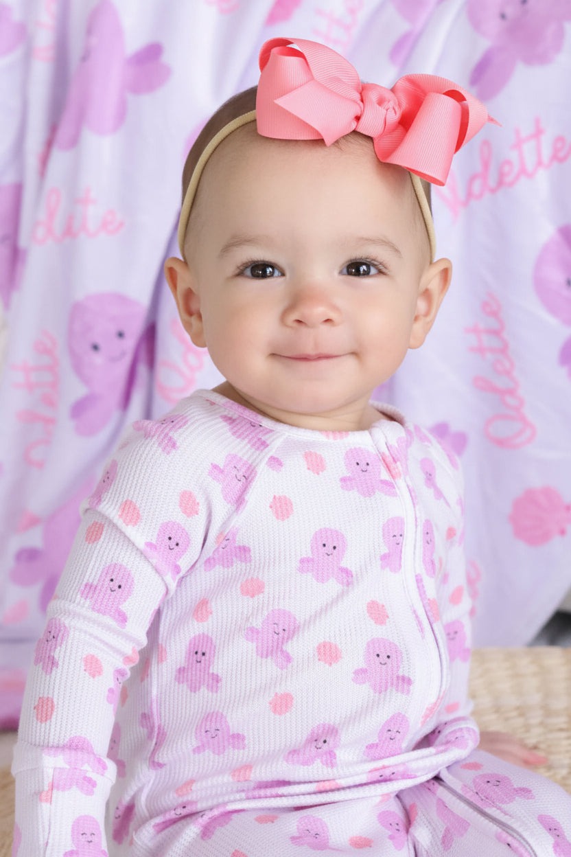 Bamboo Waffle Convertible Zip Romper | Sea Snuggles