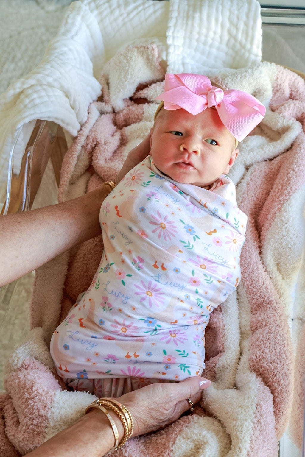 Personalized Swaddle Blanket | Loosey Goose