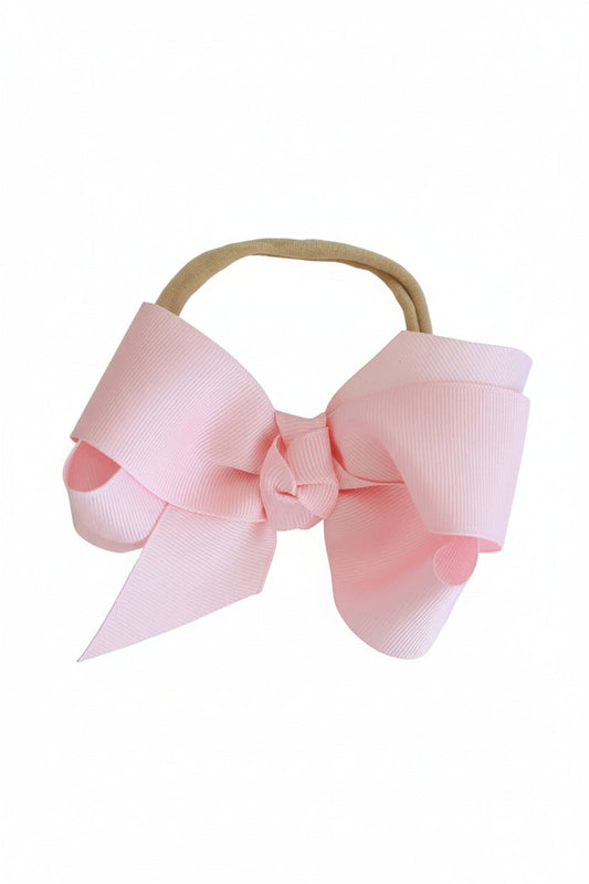 Ribbon Bow Headband | Pretty Pink