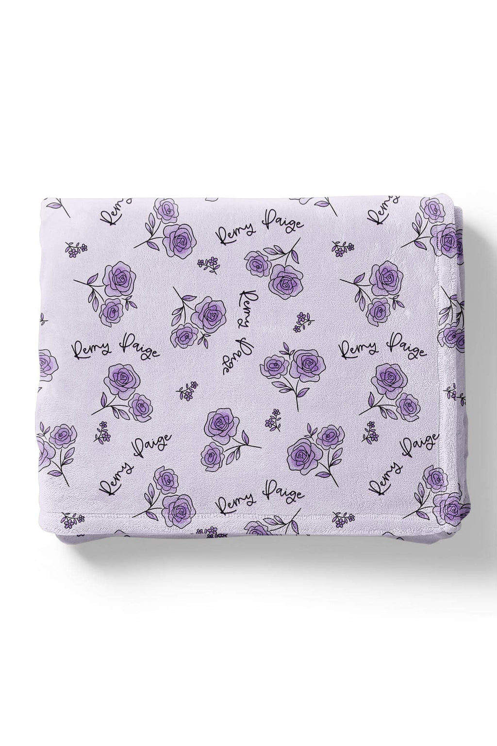 Personalized Kids Blanket | Amethyst Garden