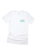 Blue Lagoon Dad Graphic Tee | White