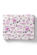 Personalized Kids Blanket | Caddie Crew Pink