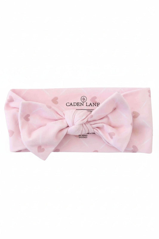 Sweet Heart Knit Large Bow Headwrap