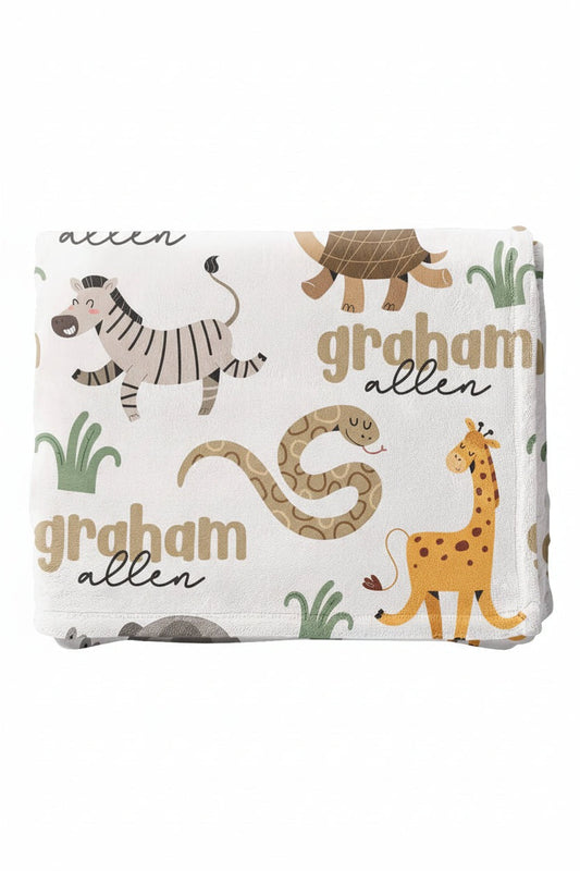 Wild Thing Personalized Kids Blanket