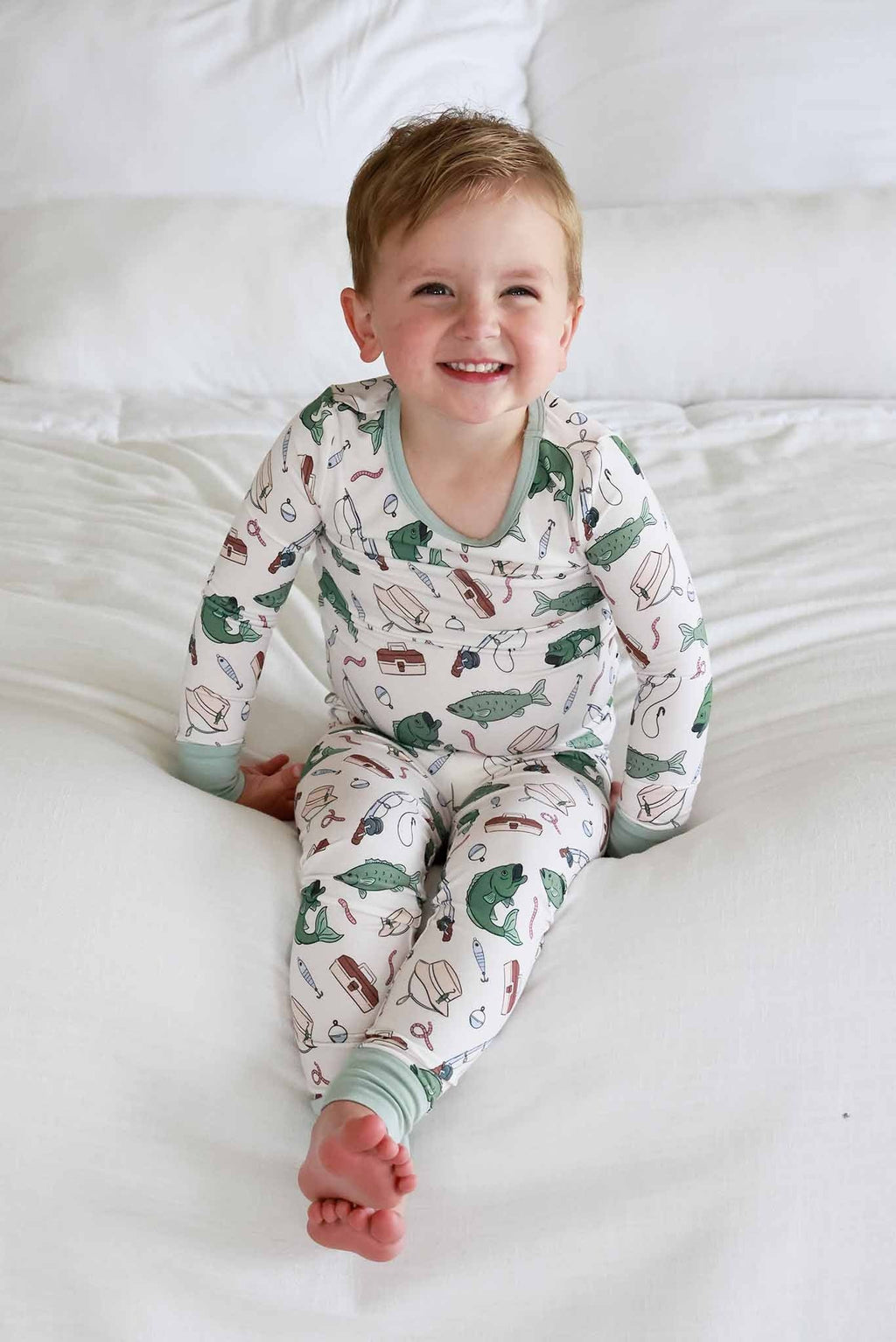 Two Piece Bamboo Pajama Set | Off the Hook