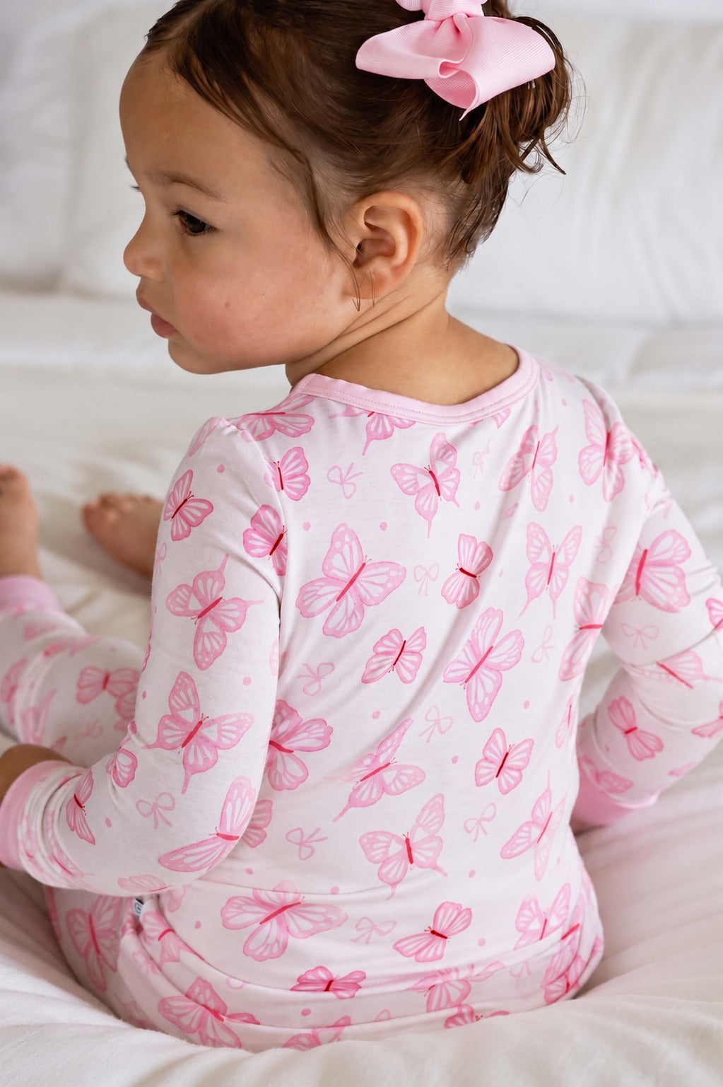 Two Piece Bamboo Pajama Set | Blooming Butterflies