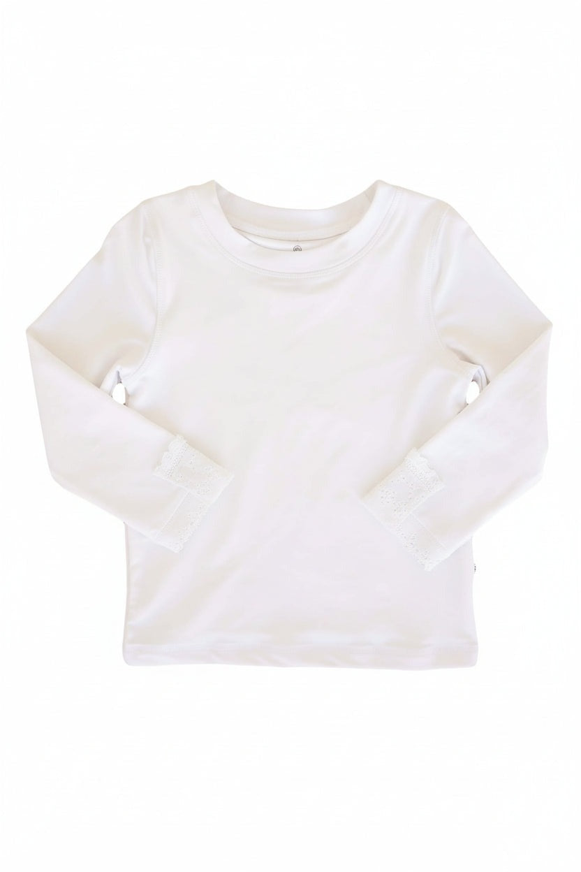 Long Sleeve Rash Guard Shirt | White