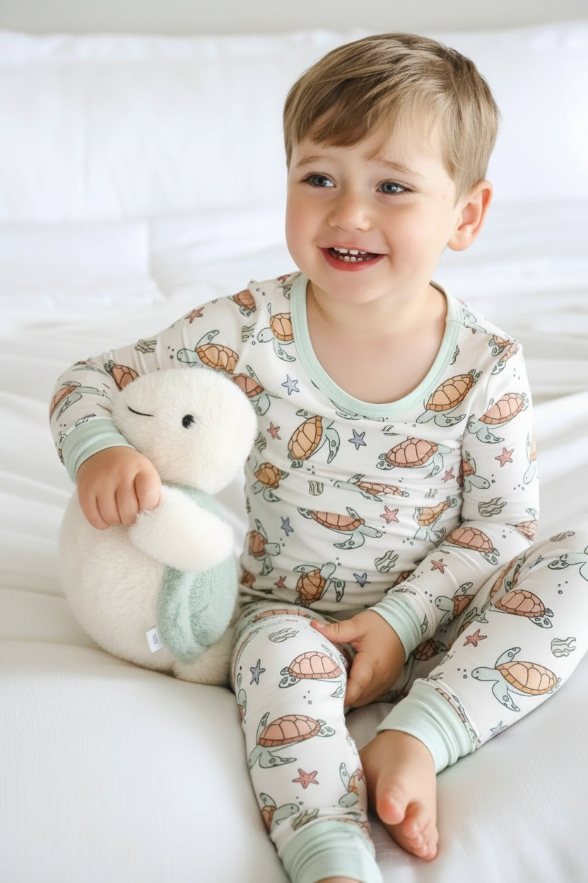 Two Piece Pajama Set | Turtley Rad