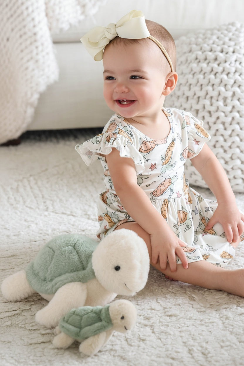 Sleeveless Twirl Bodysuit | Turtley Rad