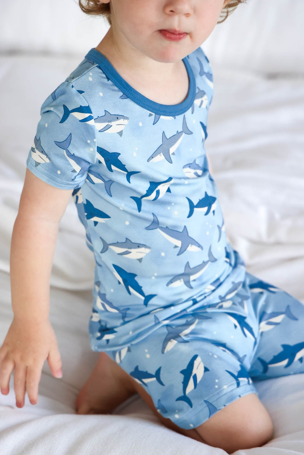 Two Piece Short Pajama Set | Fin Friends