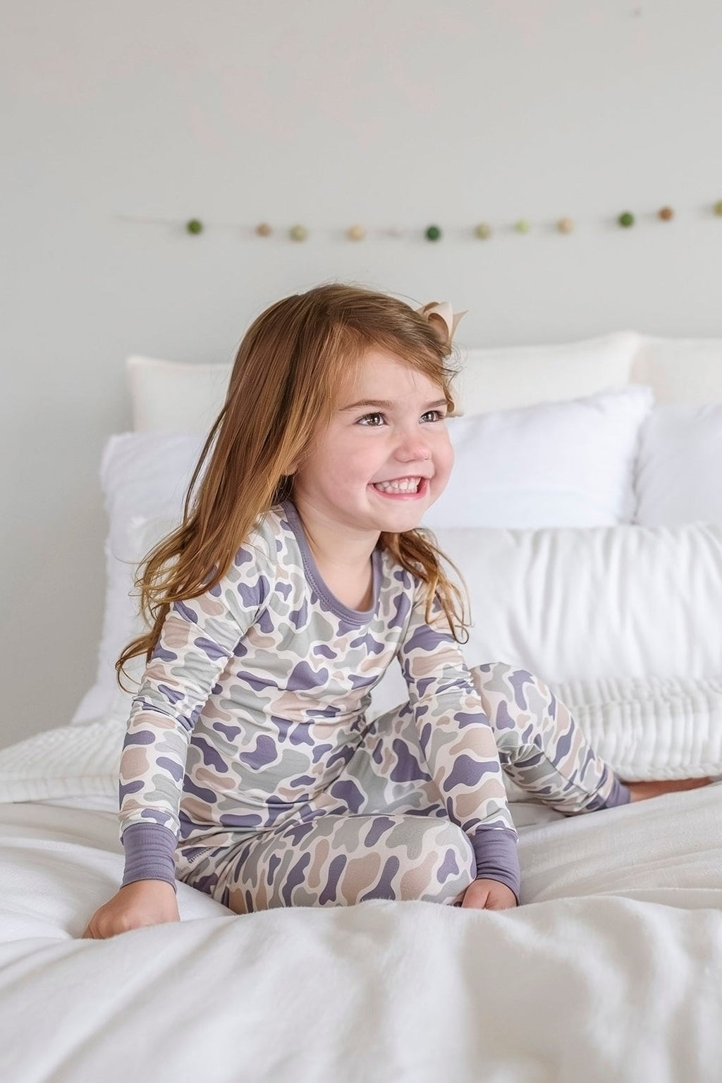 Two Piece Bamboo Pajama Set | Camo Cutie