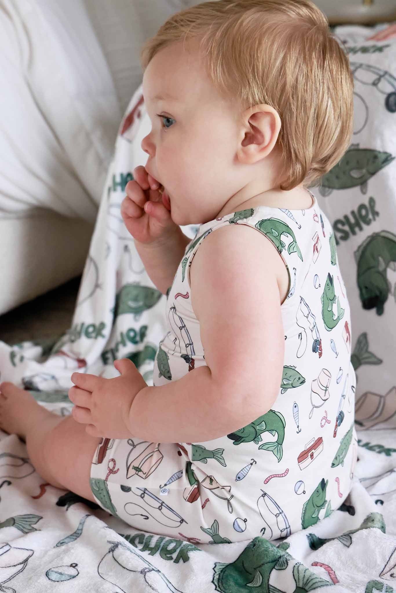 Sleeveless Snap Romper | Off the Hook