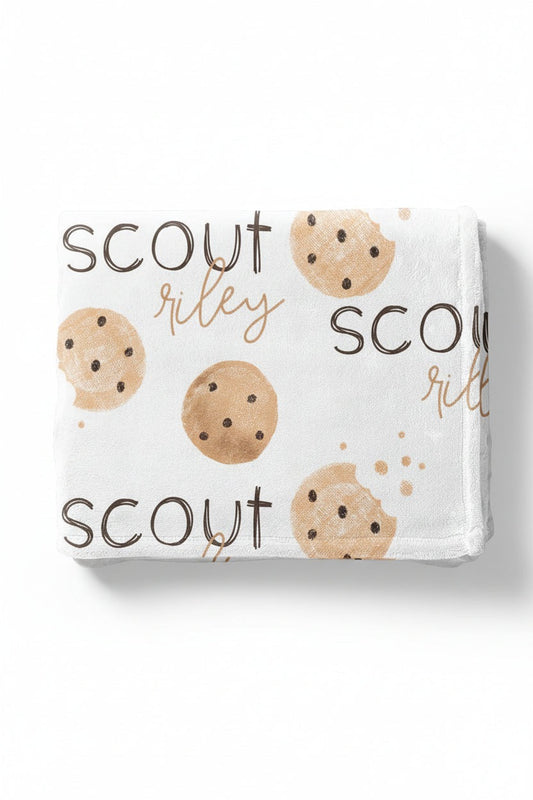 Cookie Crumble Personalized Toddler Blanket