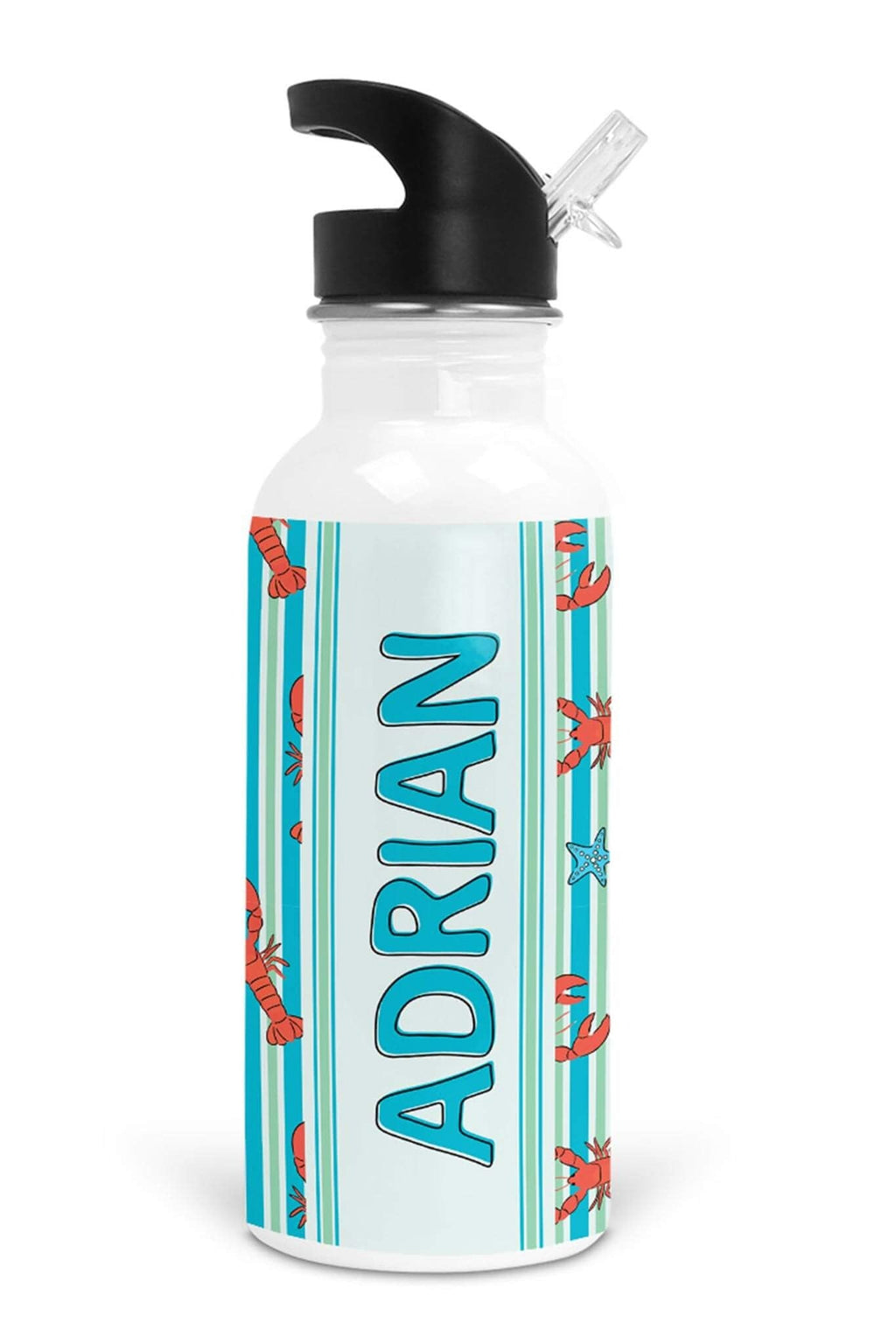 Pinch Me Personalized Kids Water Bottle | Blue
