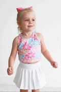 Kids CloudActiveTM Athletic Pleated Skirt | White