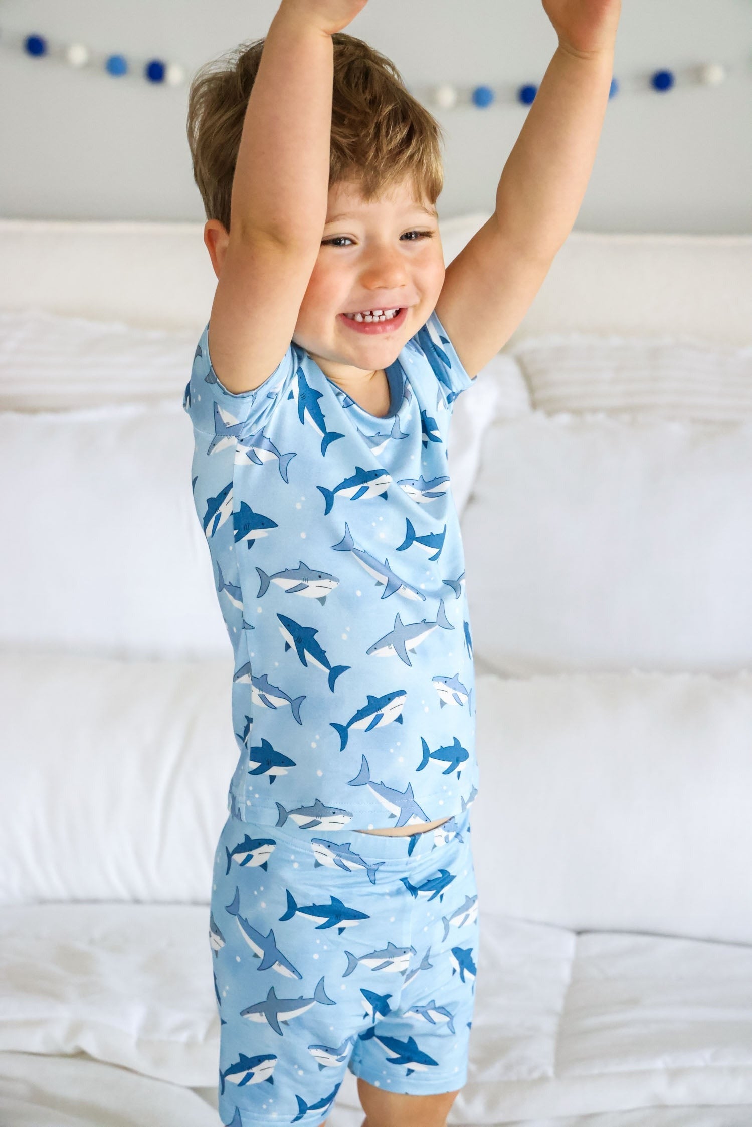 Two Piece Short Pajama Set | Fin Friends