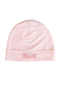Picot Trim Bamboo Hat | Baby Pink