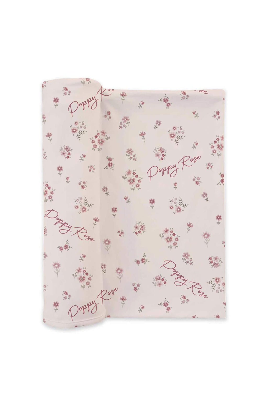 Precious Posies Personalized Swaddle Blanket