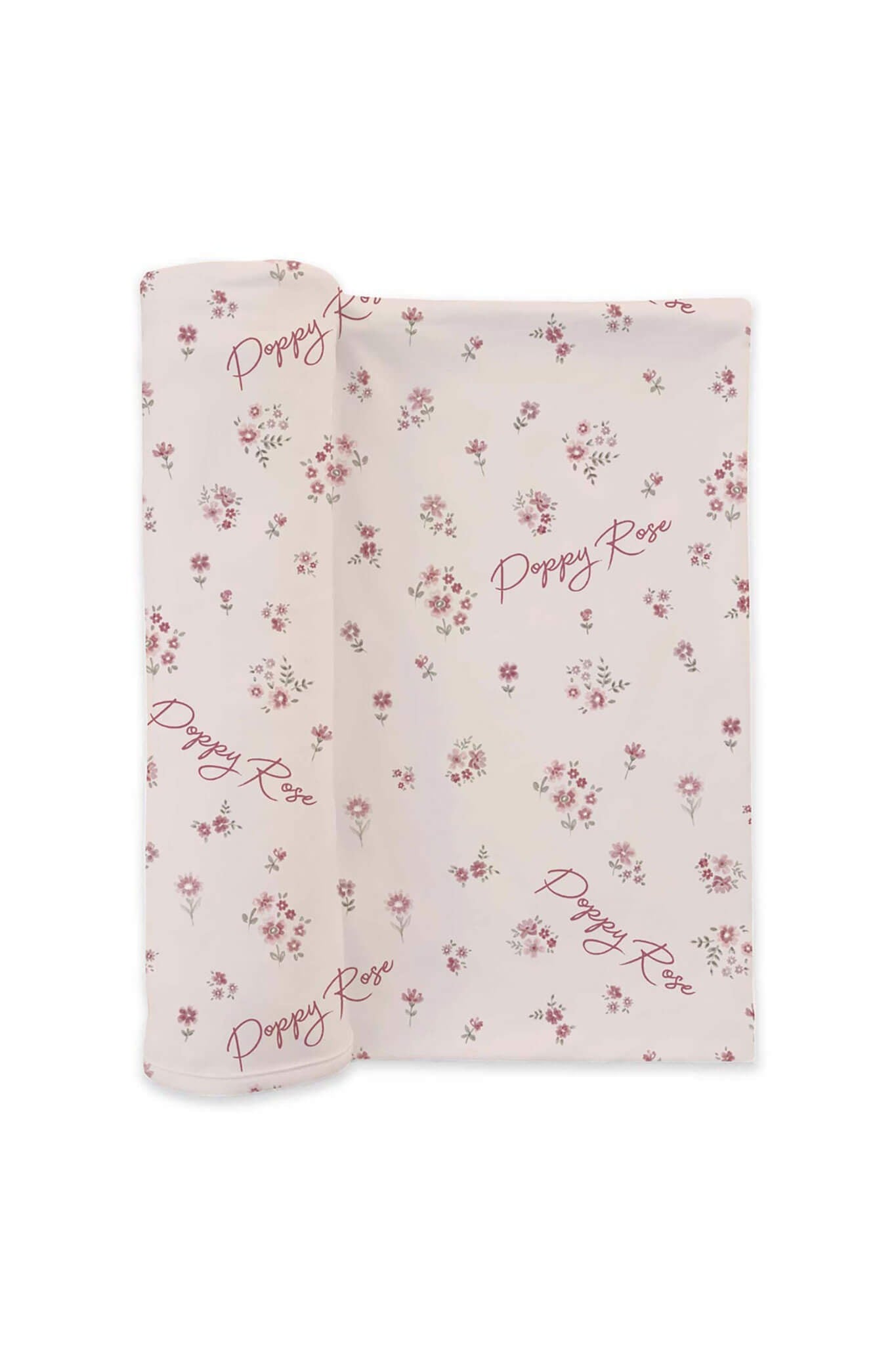 Precious Posies Personalized Swaddle Blanket
