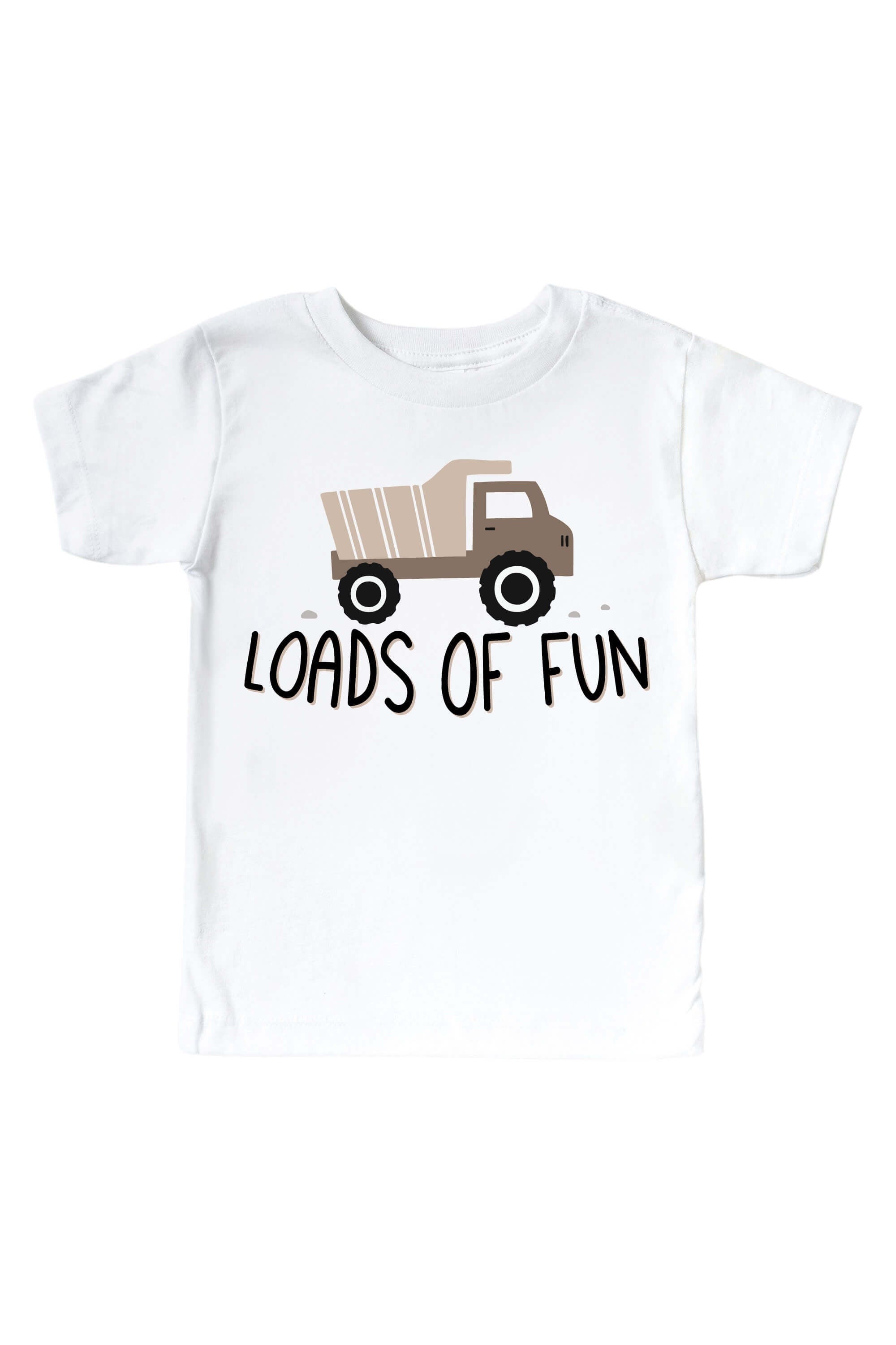 Loads Of Fun Graphic Bodysuit & Kids Tee | White
