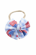 Bamboo Waffle Bow Headband | Star-Spangled Picnic