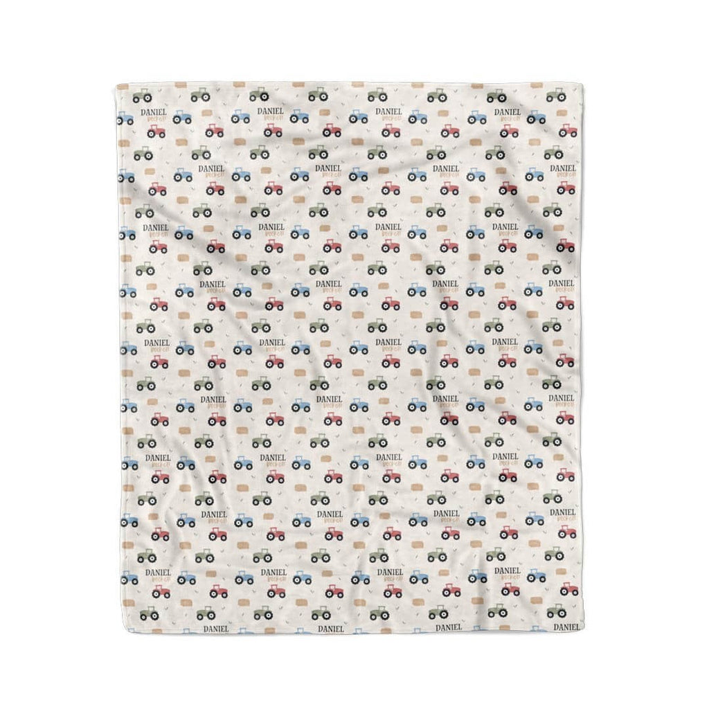 Little Farmer Personalized Kids Blanket