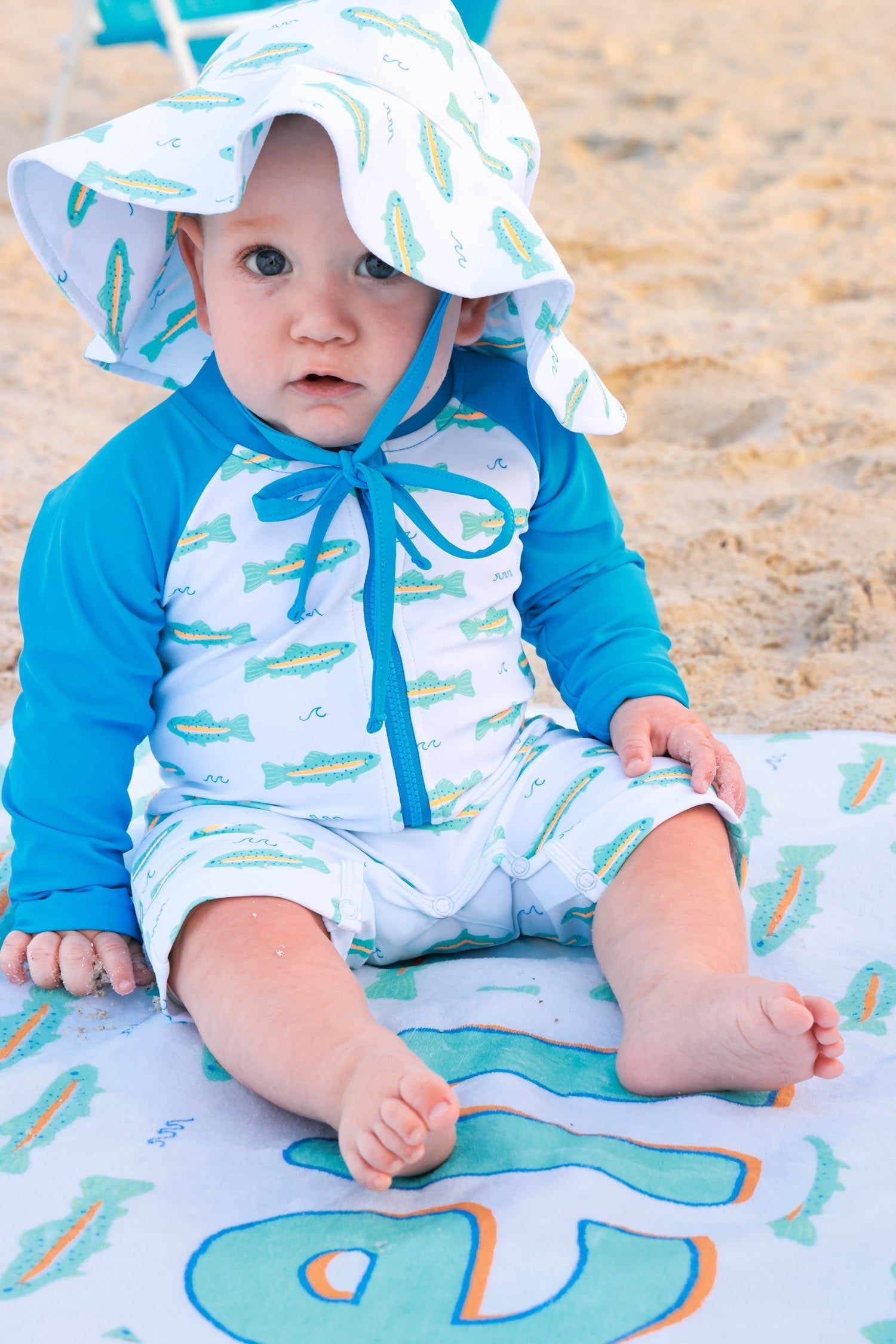 Printed Sun Hat | Tiny Trout