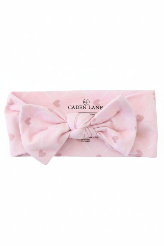 Sweet Heart Knit Large Bow Headwrap