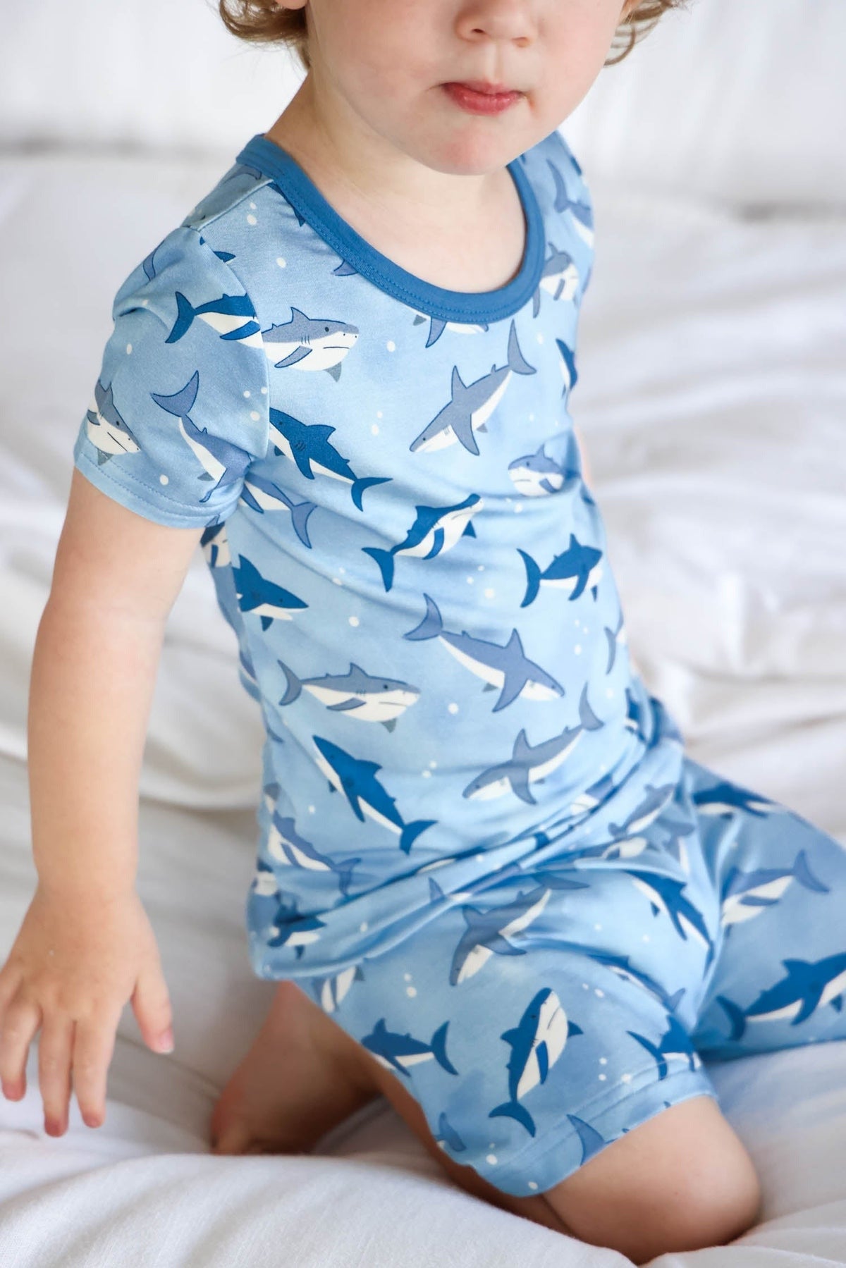 Two Piece Short Pajama Set | Fin Friends