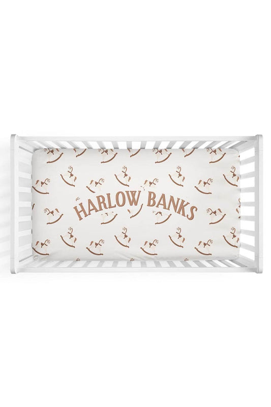 Rock-A-Bye Personalized Crib Sheet