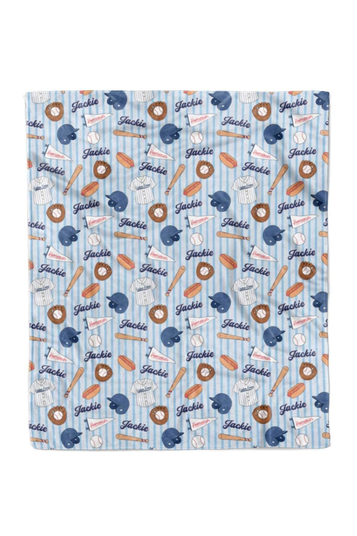 Ballpark Bros Personalized Kids Blanket