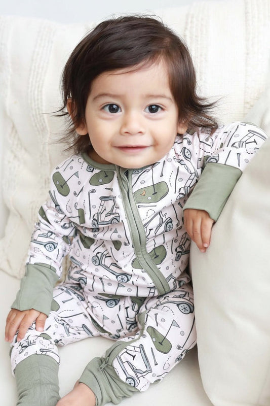 Tee Time Convertible Zip Romper