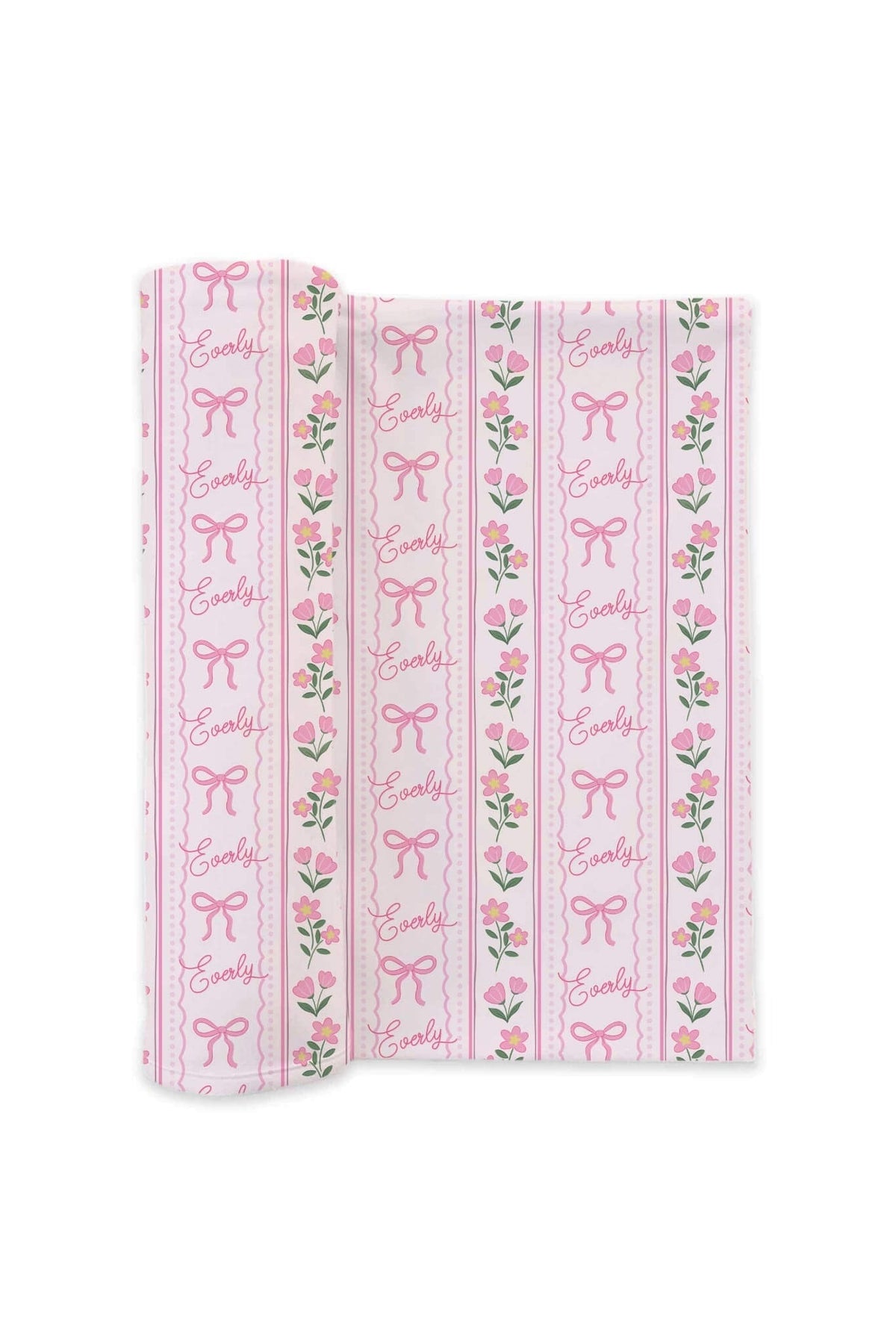 Personalized Swaddle Blanket | Coquette Garden