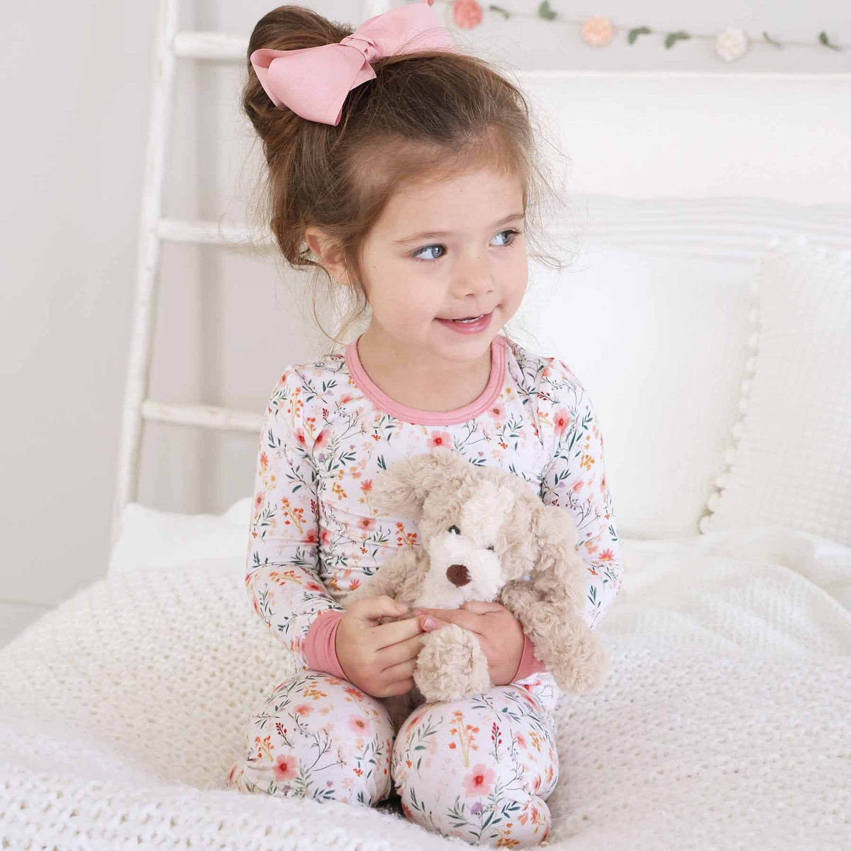 Winnie's Wildflowers Two Piece Pajama Set