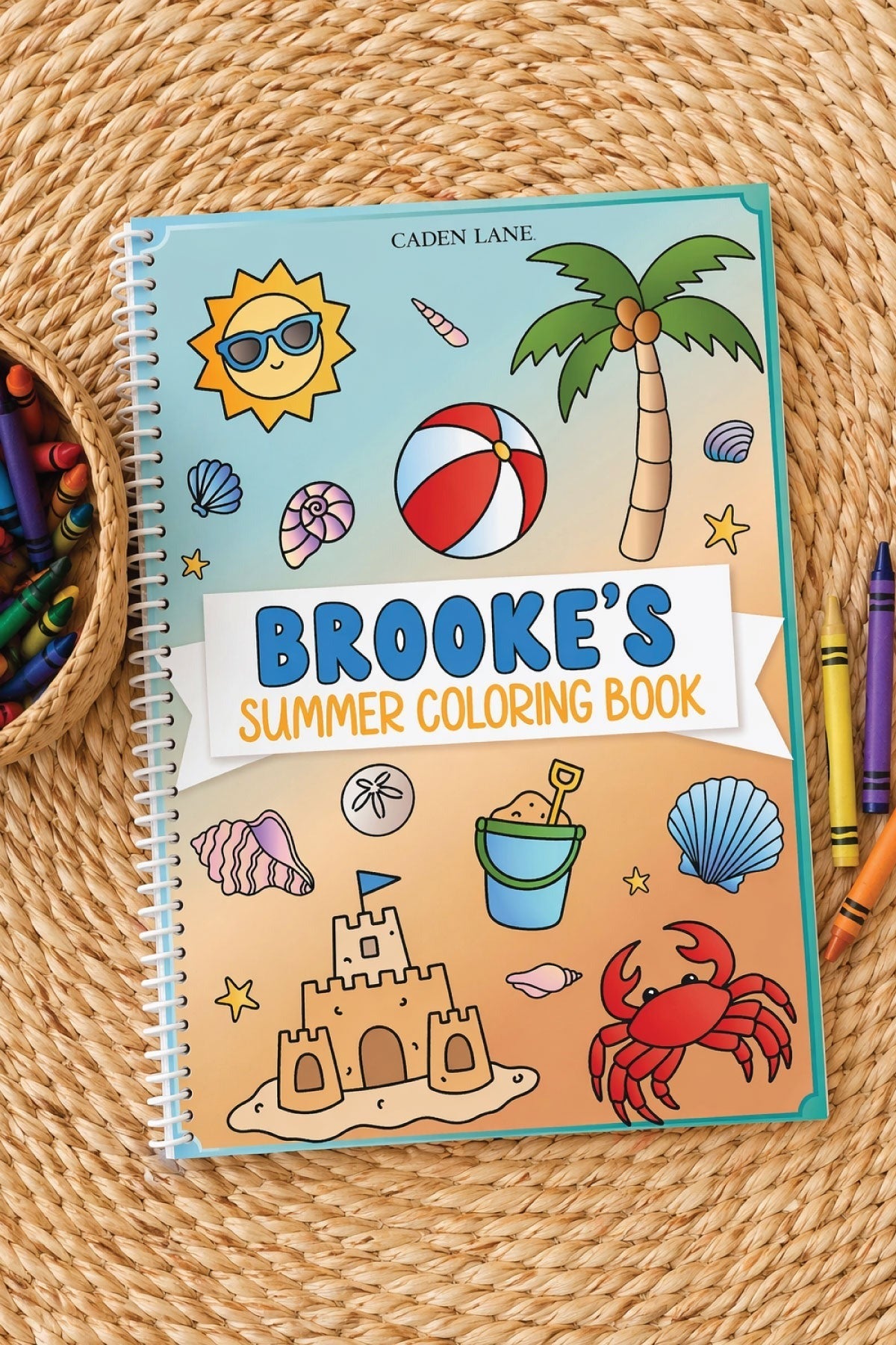 Personalized Coloring Book | Beach Bash