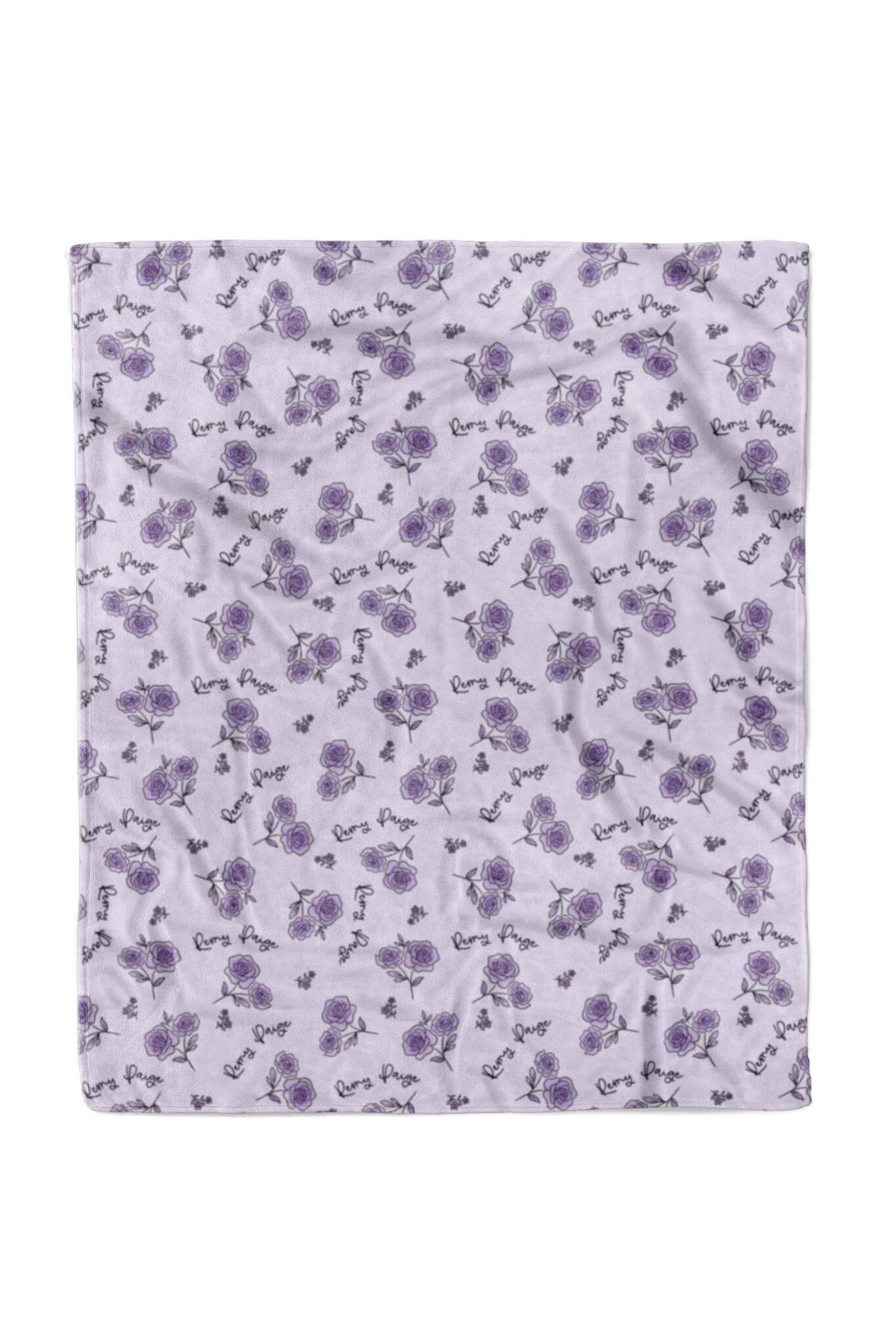 Personalized Kids Blanket | Amethyst Garden