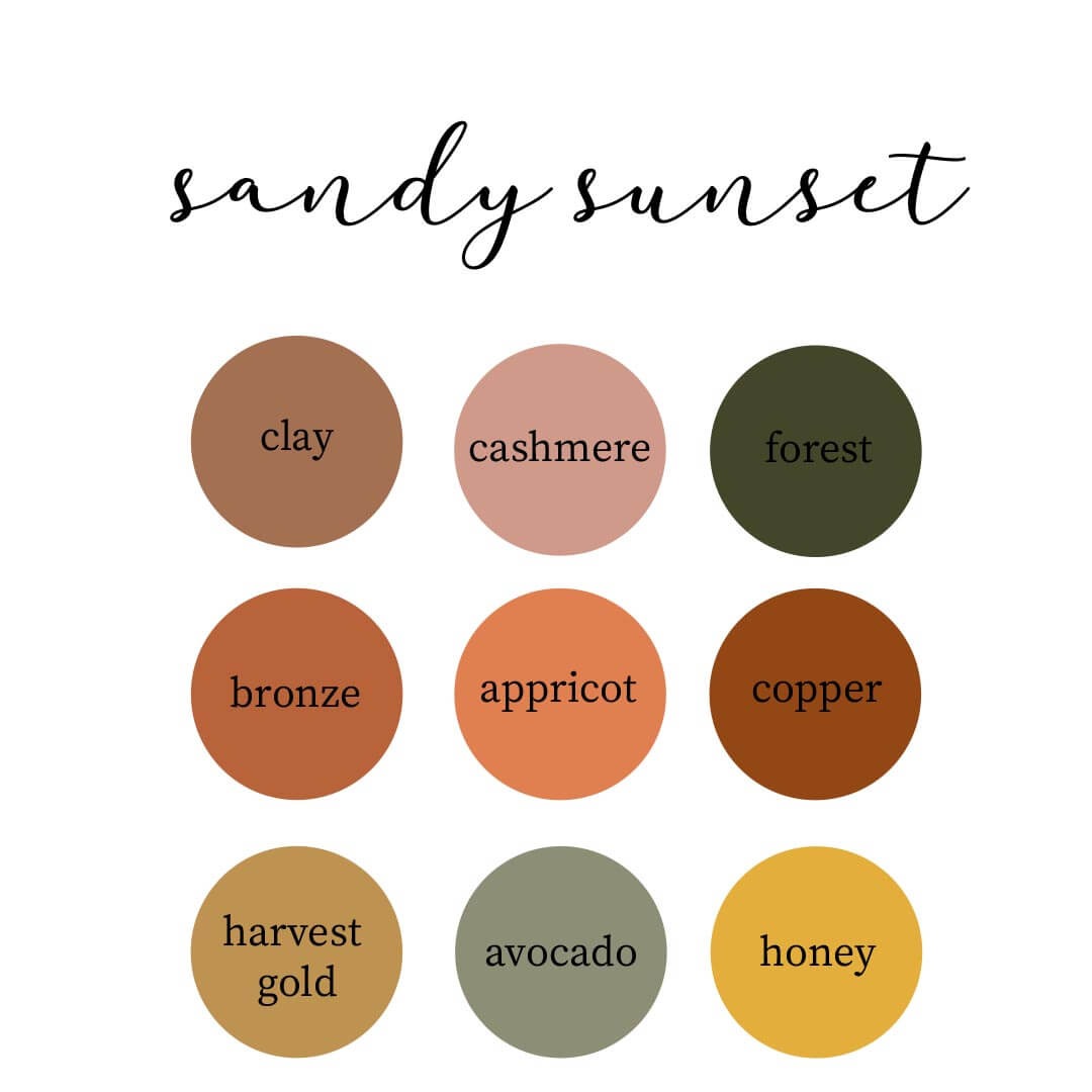 Sandy Sunset Personalized Color Blanket