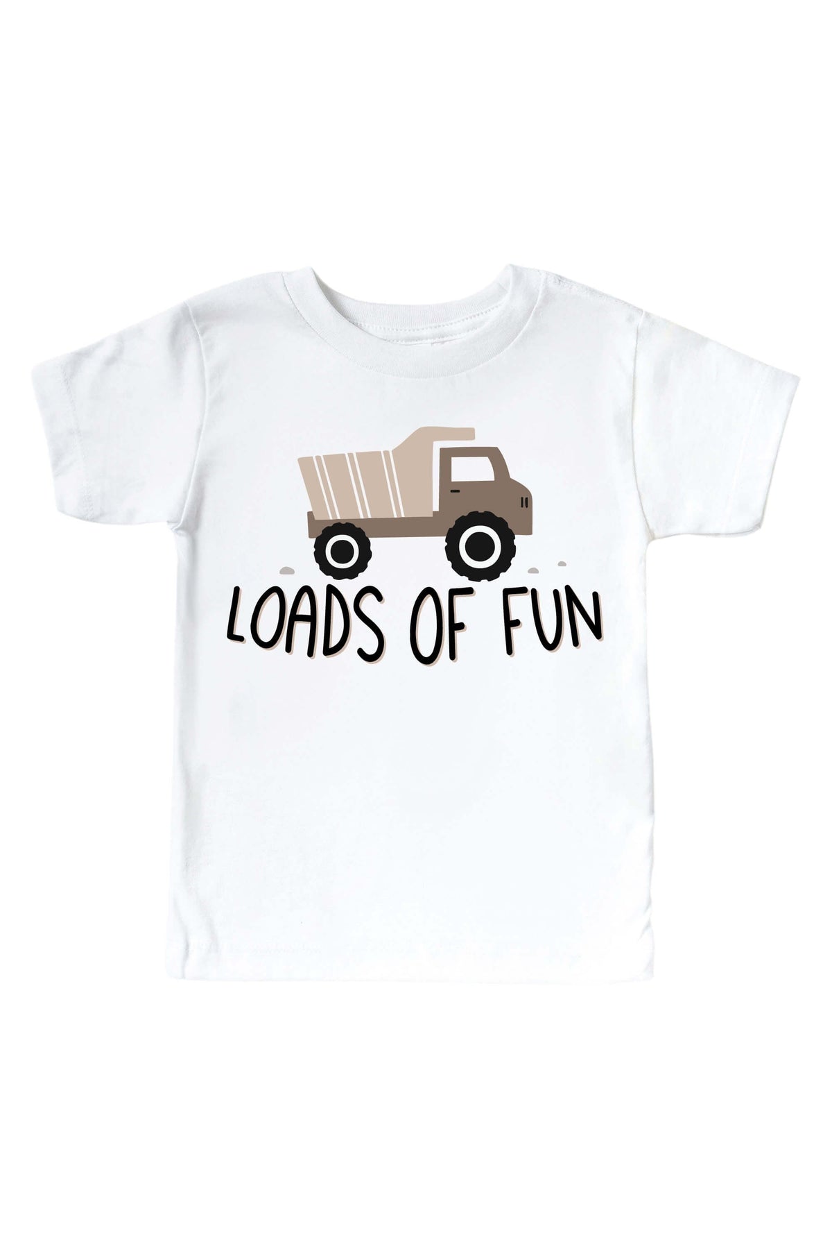 Loads Of Fun Graphic Bodysuit & Kids Tee | White