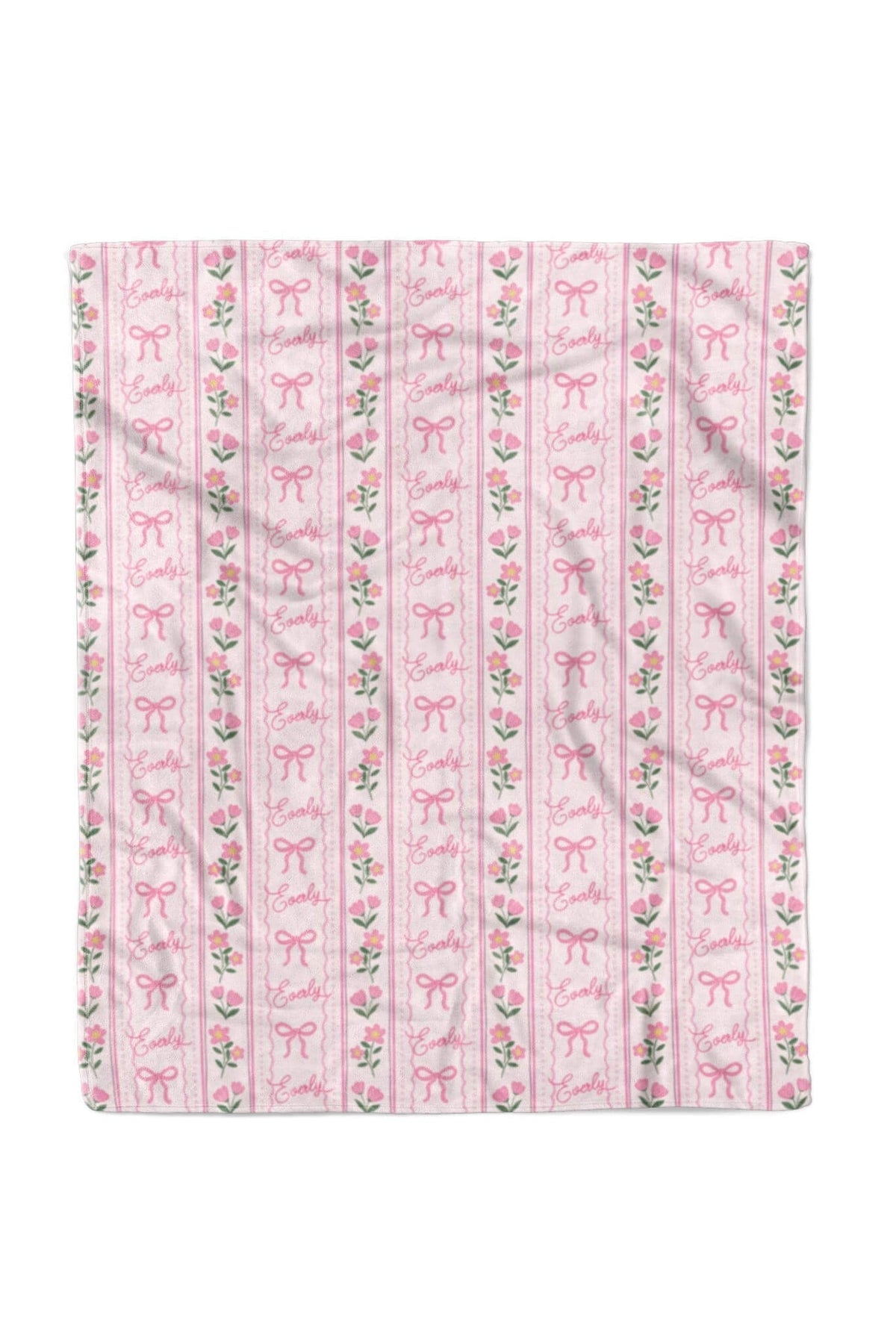 Personalized Kids Blanket | Coquette Garden