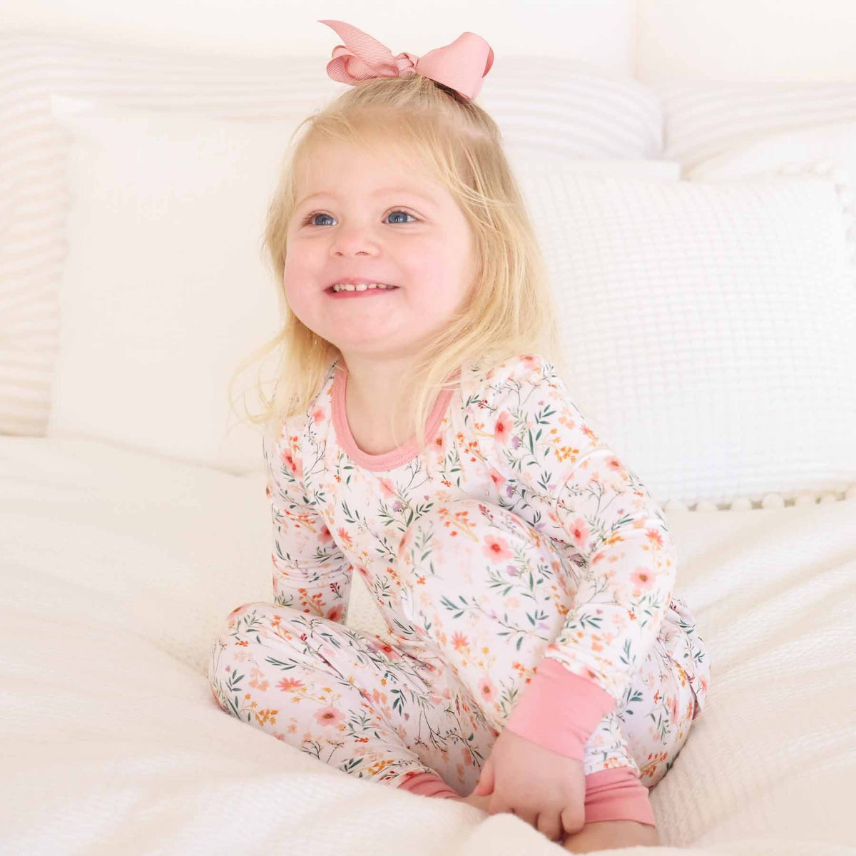 Winnie's Wildflowers Two Piece Pajama Set