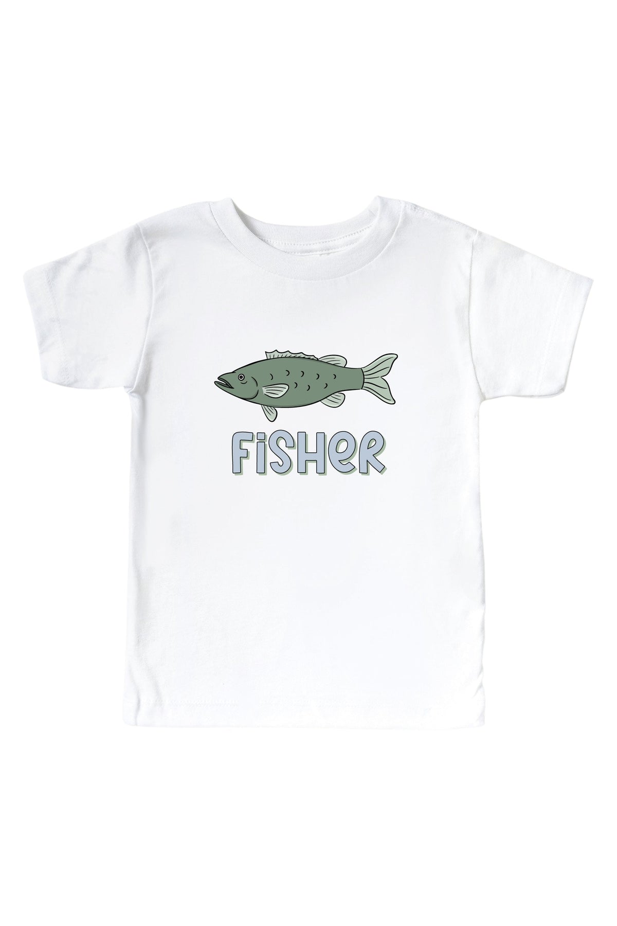 Personalized Off the Hook Graphic Bodysuit & Kids Tee | White