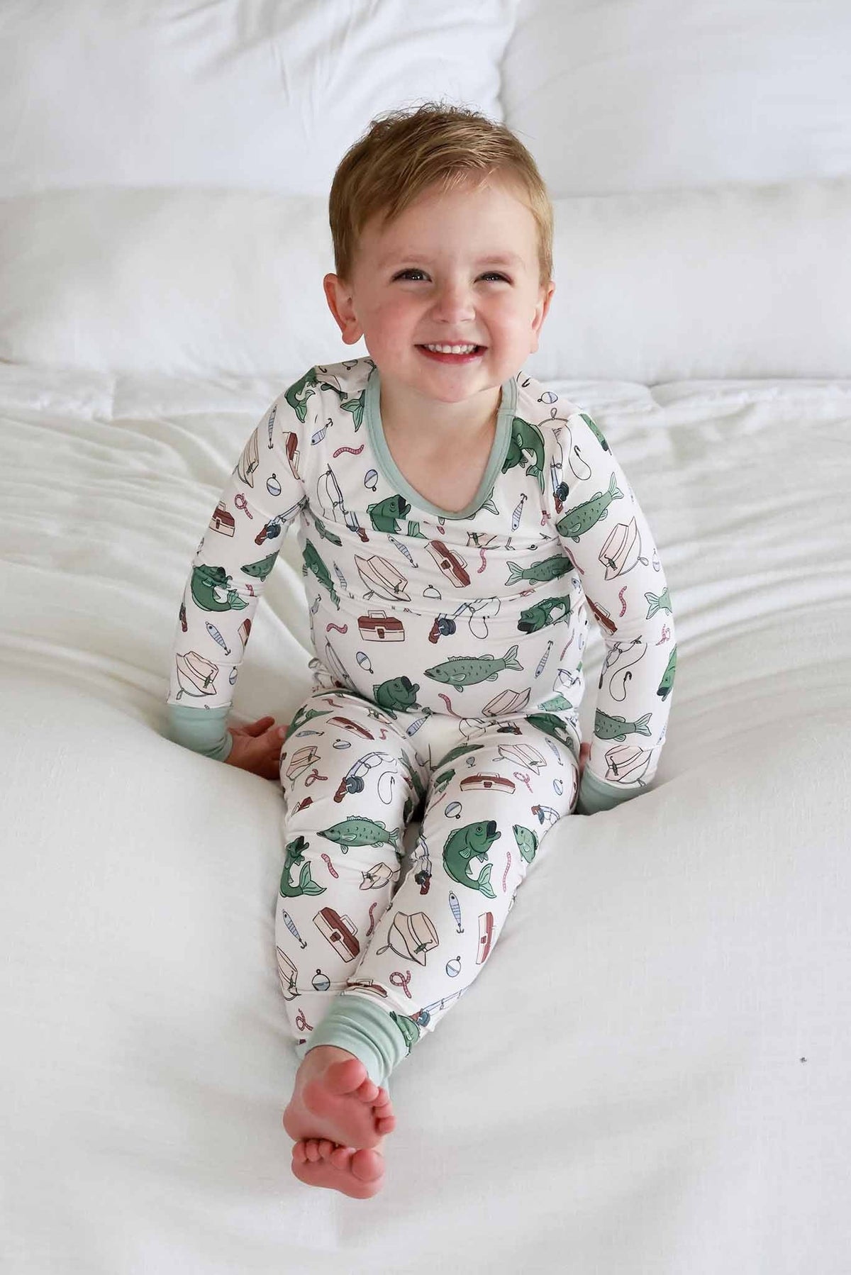 Two Piece Bamboo Pajama Set | Off the Hook